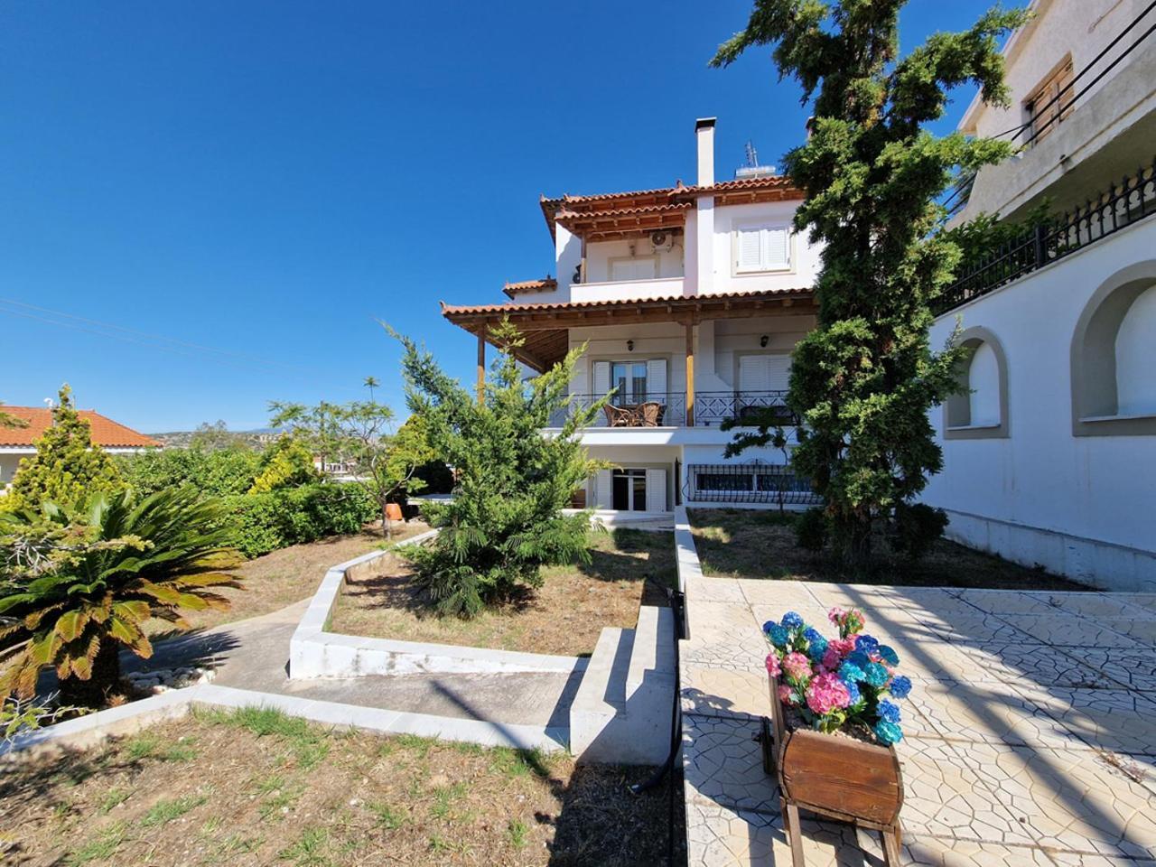 The Mirador Boutique Villa With Scenic Sea View Porto Rafti Exterior photo