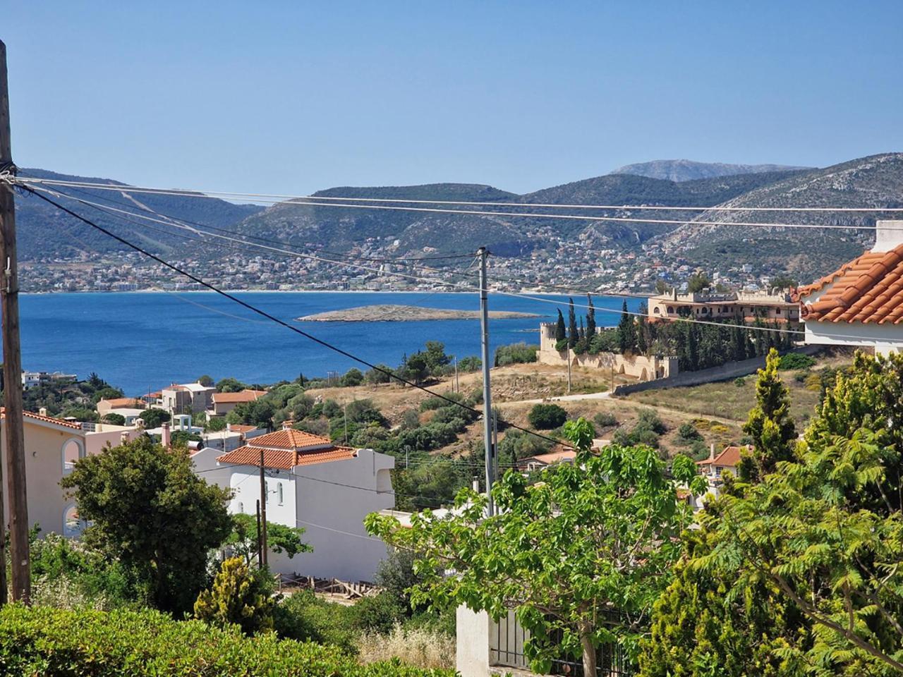 The Mirador Boutique Villa With Scenic Sea View Porto Rafti Exterior photo