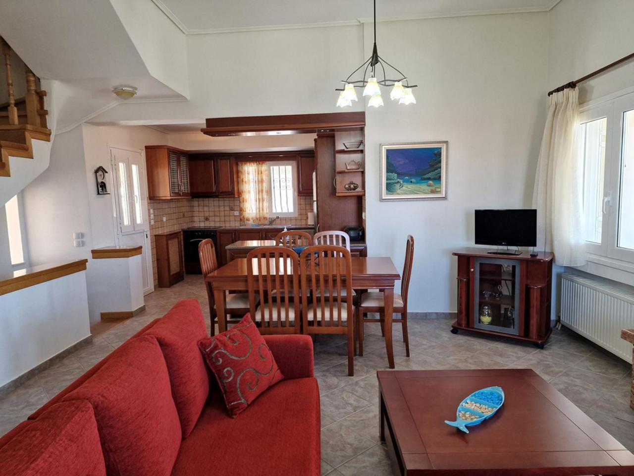 The Mirador Boutique Villa With Scenic Sea View Porto Rafti Exterior photo